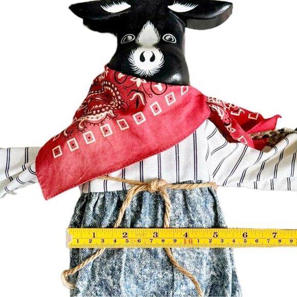 Vintage Wooden Cow Shelf Sitter Decorative Accent Farmhouse Home Decor. - Picture 8 of 11